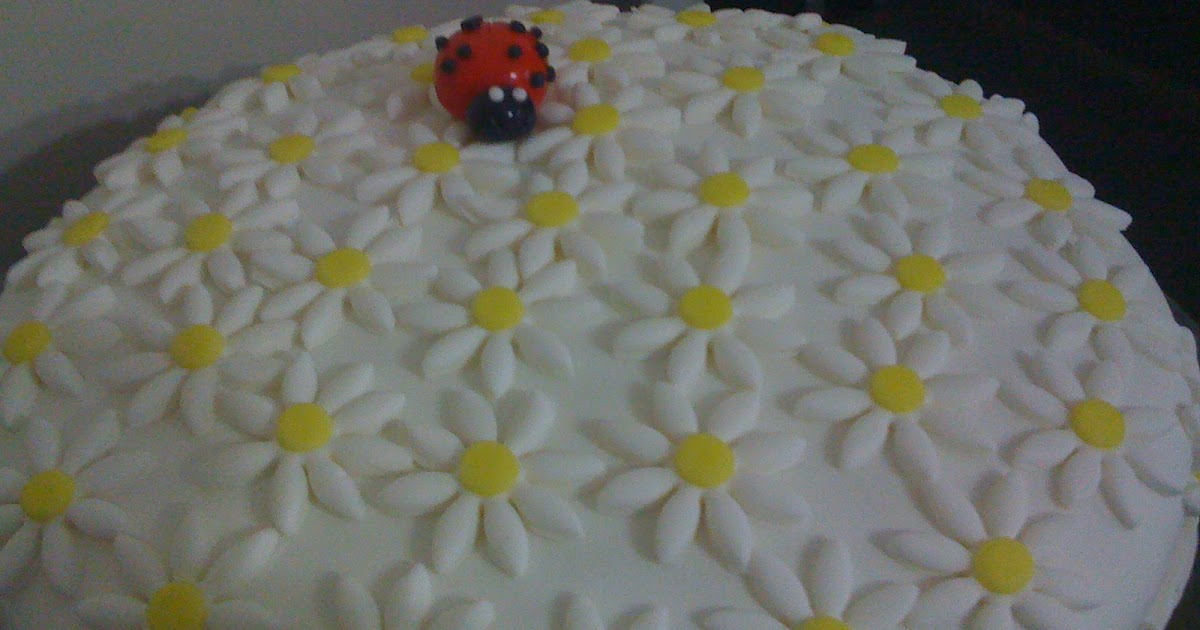 PASTA & CAKE Papatyalı Uğurböcekli Pasta