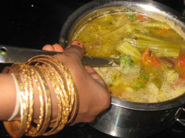 Andhra Drum Stick Sambar