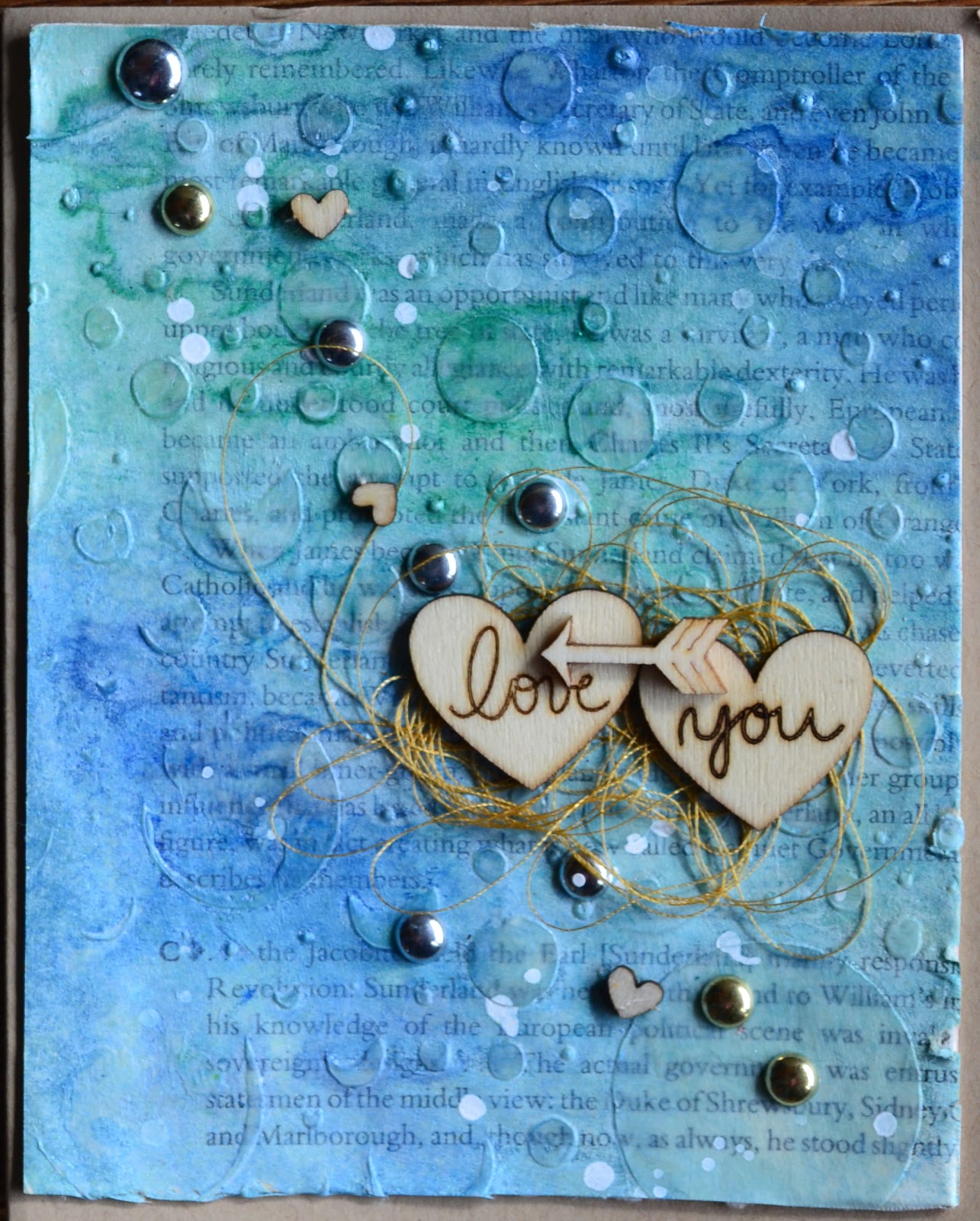 with coffee in hand Make Mine Mixed Media Cards Edition