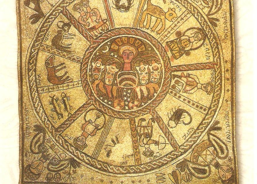 Gone Postal Mosaic Floor of the ancient Beth Alpha Synagogue