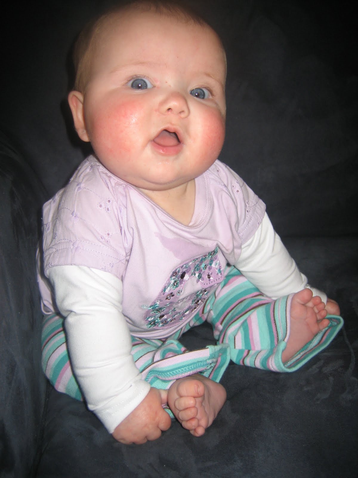 Enjoying Life With 4 Kids Friday Flashback 6 months Old