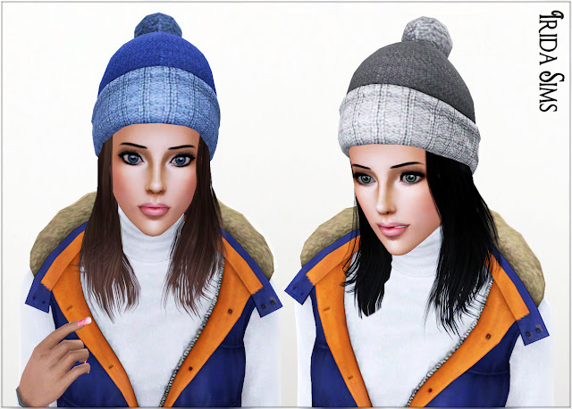 The Sims 3: женские прически.  - Страница 51 Hair+with+a+cap2