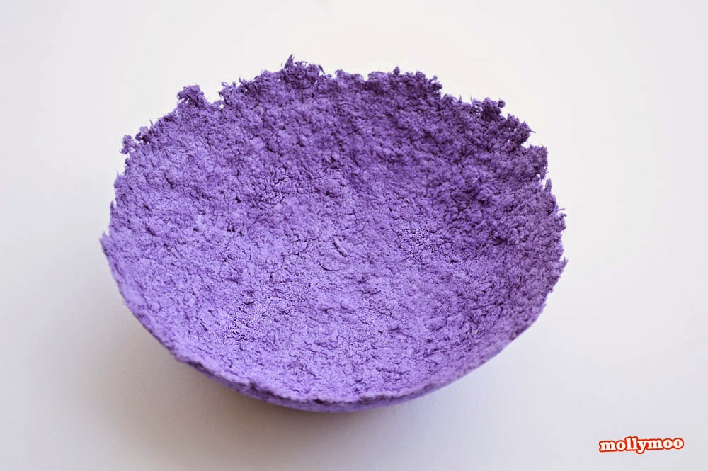 Munchkins and Mayhem How to Make a Paper Mache Bowl