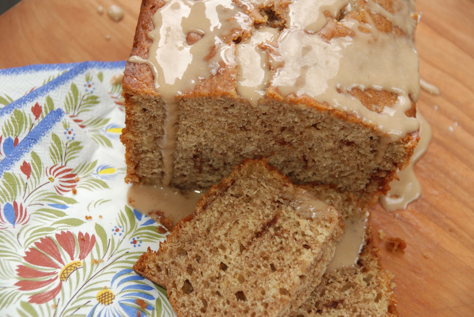 Baking and Creating with Avril Glazed Maple Cinnamon Quick Bread