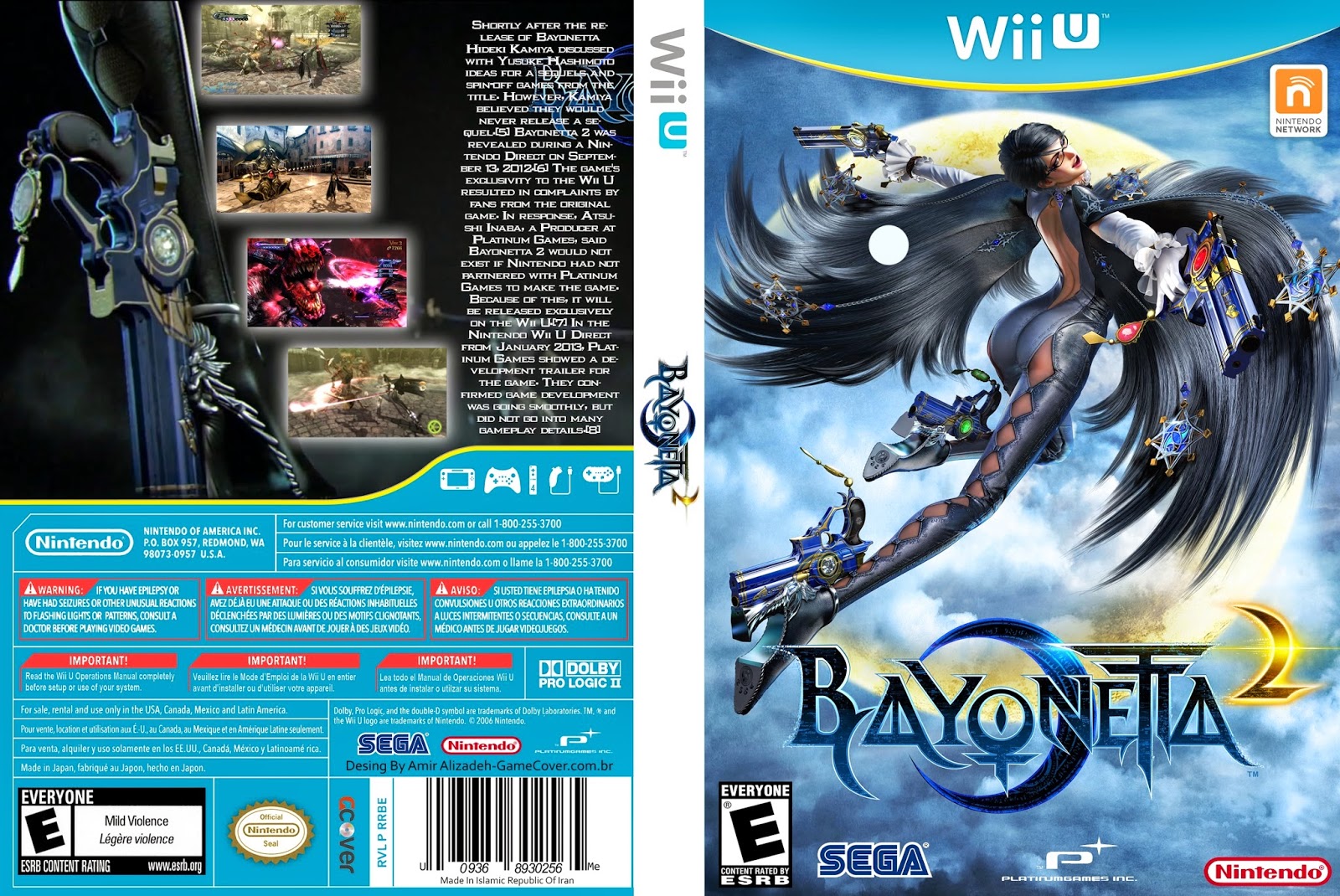 Hideki Kamiya critica duramente a capa de Bayonetta 2 - Página 3 Bayonetta+2+-+Capa+Wii+U