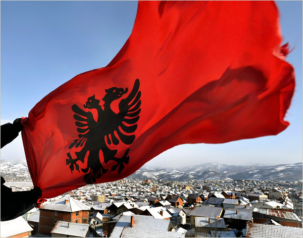 Flags Albania