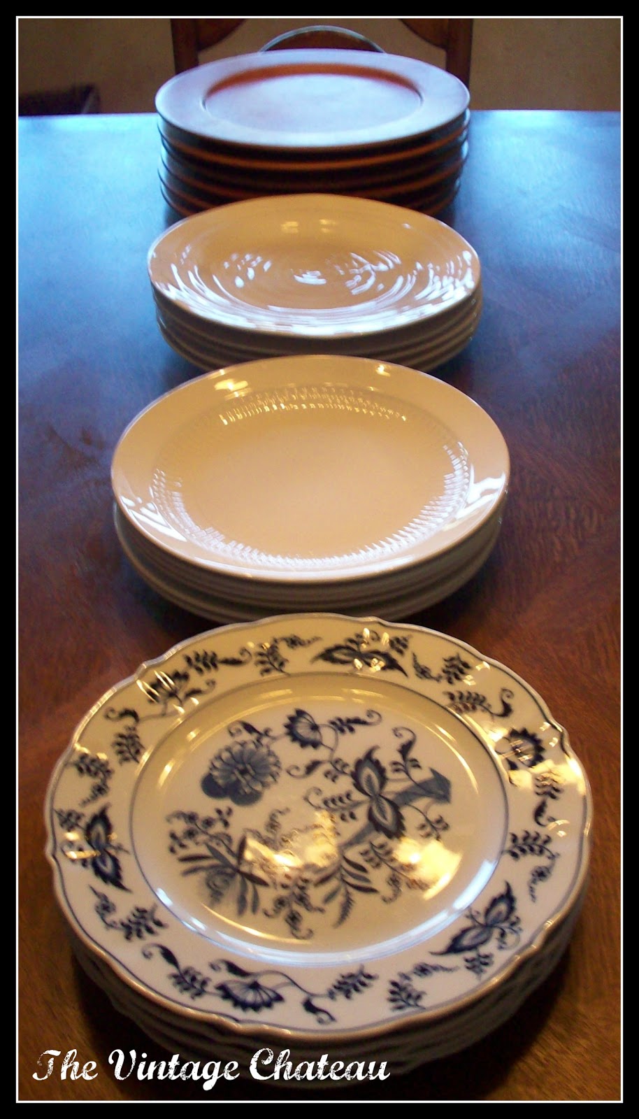 The Vintage Chateau Plenty of Plates!