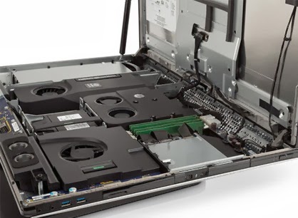 внутренности моноблока HP Z1 G2