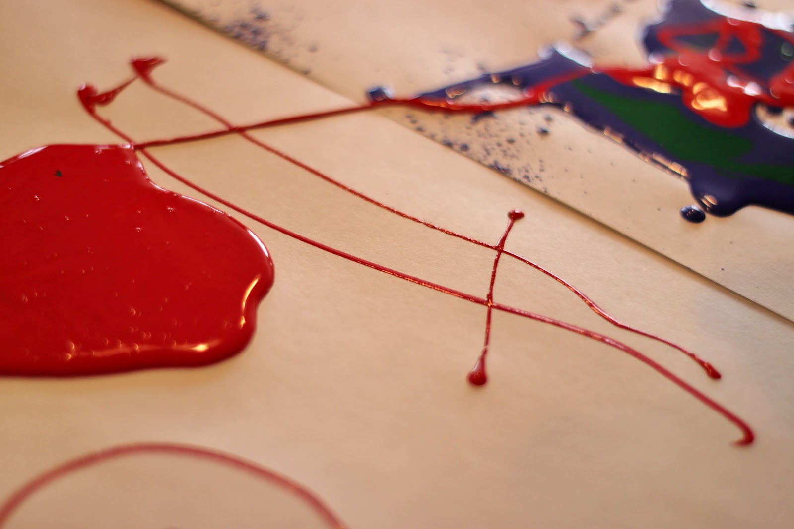 Playing House Squeeze Bottle Painting