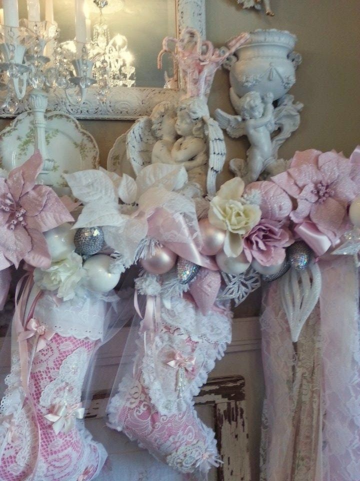 olivia s romantic home inexpensive pink christmas mantel olivia s romantic home inexpensive pink christmas mantel