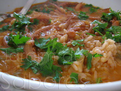 Arroz de Tentáculos de Lula