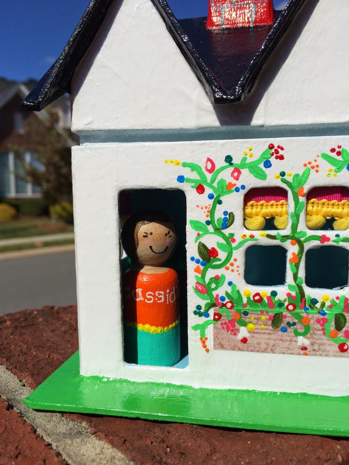 Cut Now, Measure Later Personalized Paper Mache Doll Houses