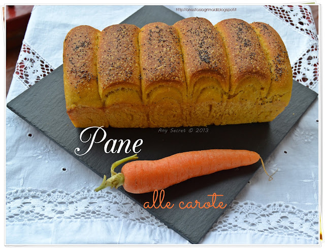 Pane alla carote con lievito madre