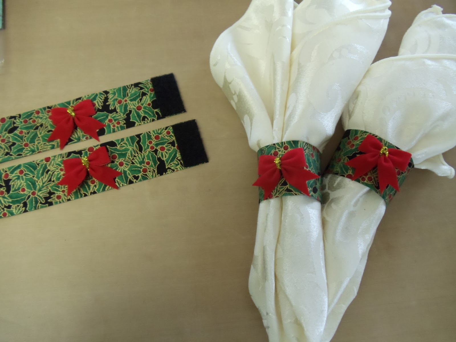 Howto Craft Storable Christmas Napkin Rings Ann Butler Designs