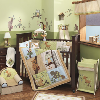 forest animal crib bedding sets