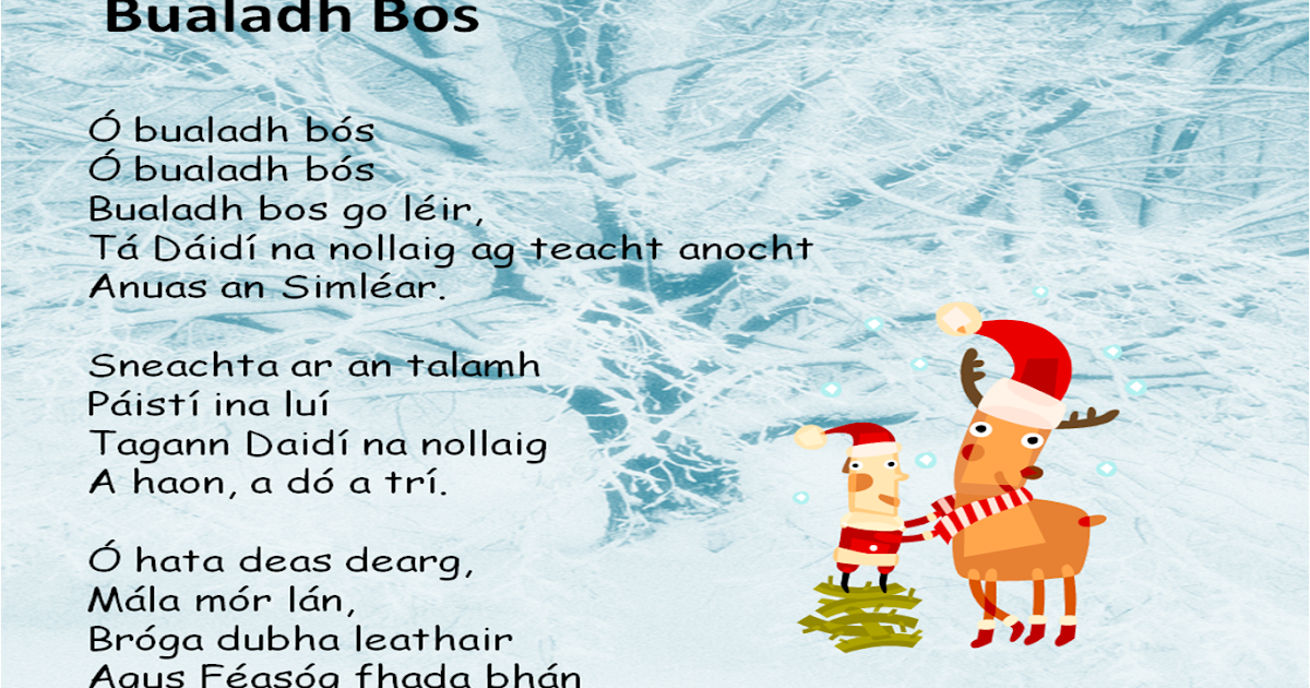Miss Rochford's Classroom: Christmas Irish songs, poem and stories