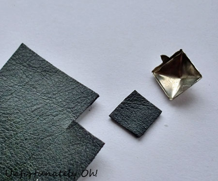 simple tutorial for stud necklace