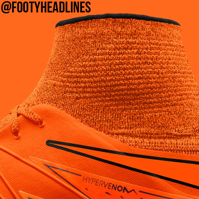 orange hypervenom sock boots