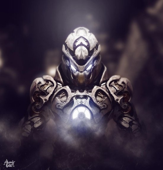As incríveis ilustrações e modelos em 3D de ficção científica e fantasia de Alexander Levett Alexander Levett deviantart ilustrações e modelagem 3D ficção científica fantasia robôs aliens