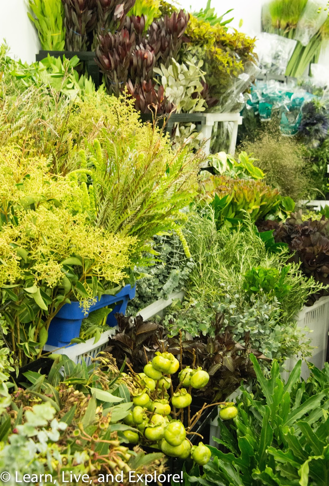 A Day of Flowers From the Wholesaler to a Arrangement