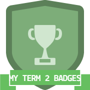 My Grade 6 Term 2 Digital Portfolio badges