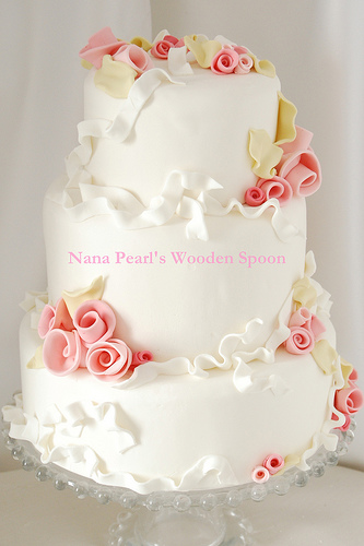 Spring Wedding Cake With Flowers Bloom at 834 AM Spring Wedding Cake With Flowers Bloom at 834 AM