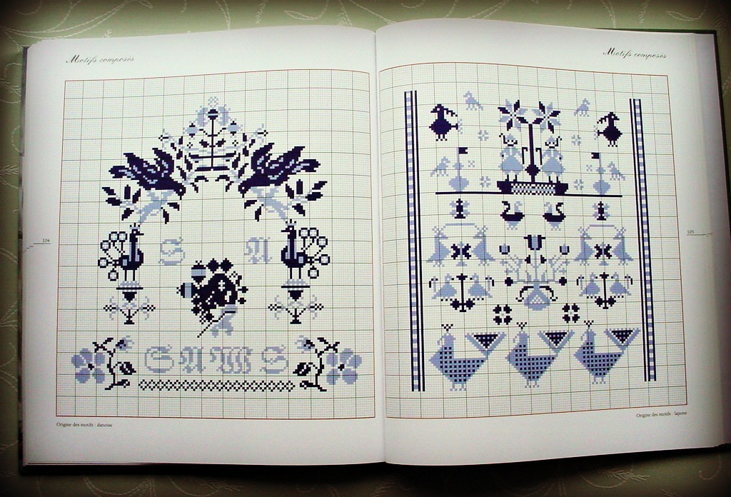 After Hours... Book with Scandinavian Cross Stitch Motifs