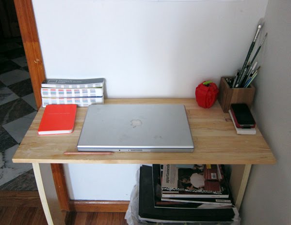 corner laptop desk