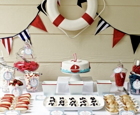 estilo navy bebés marineros nautico anclas rallas blanco marino rojo ideas 15