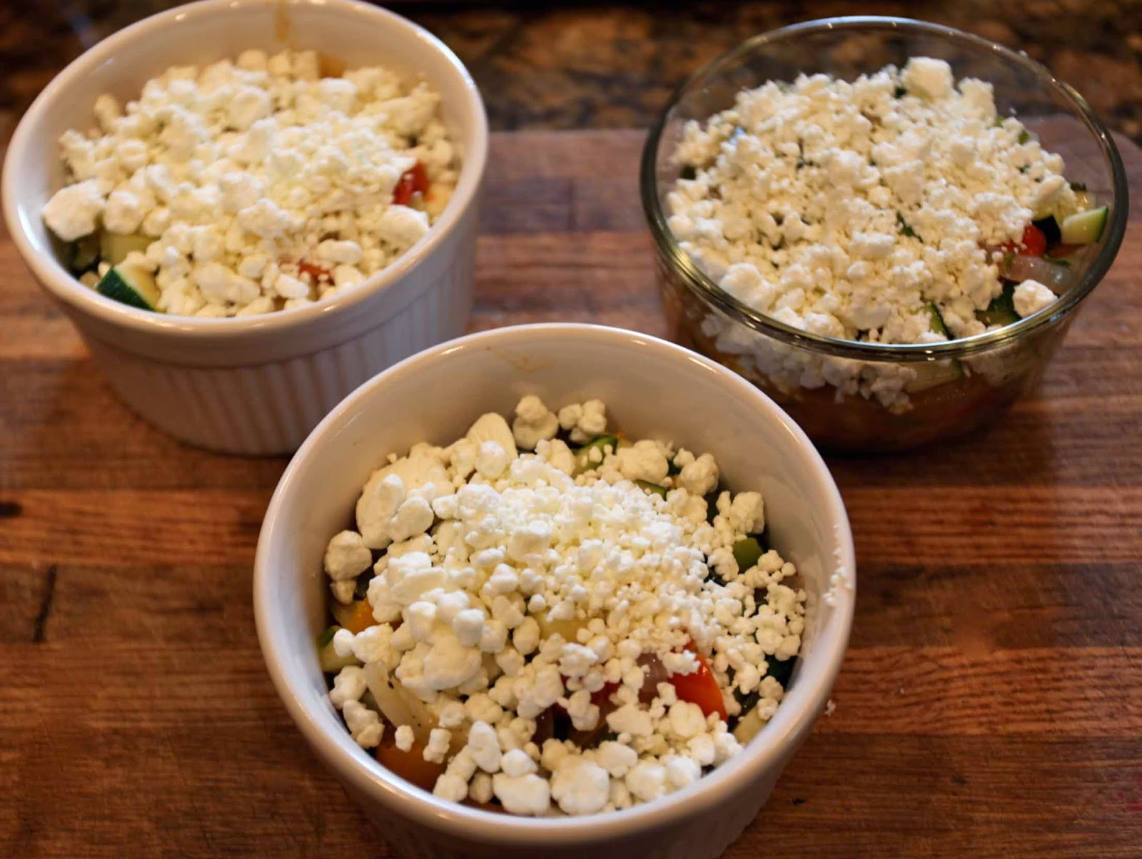 Savory Vegetable Goat Cheese Crumble