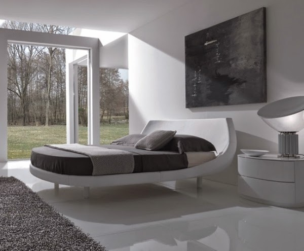 minimalist bedroom designs with gray elements