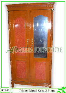 Lemari Triplek Klender 2Pintu Motif Lemari Triplek Klender 2Pintu Motif
