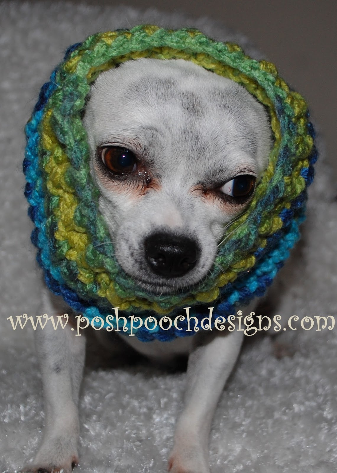 Posh Pooch Designs Dog Clothes: Dog Snood Crochet Pattern ...