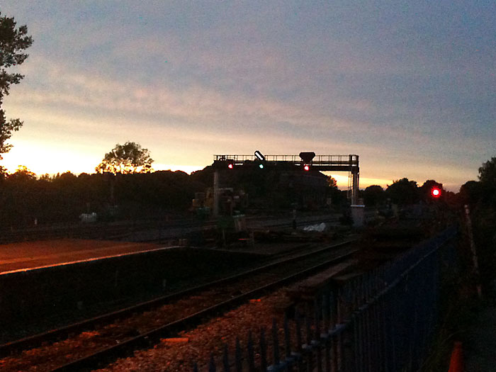 Along the Central Line Princes Risborough appears on track