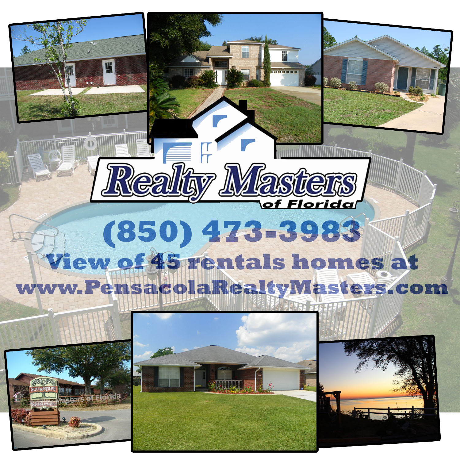 Pool Homes for rent in Pensacola, FL