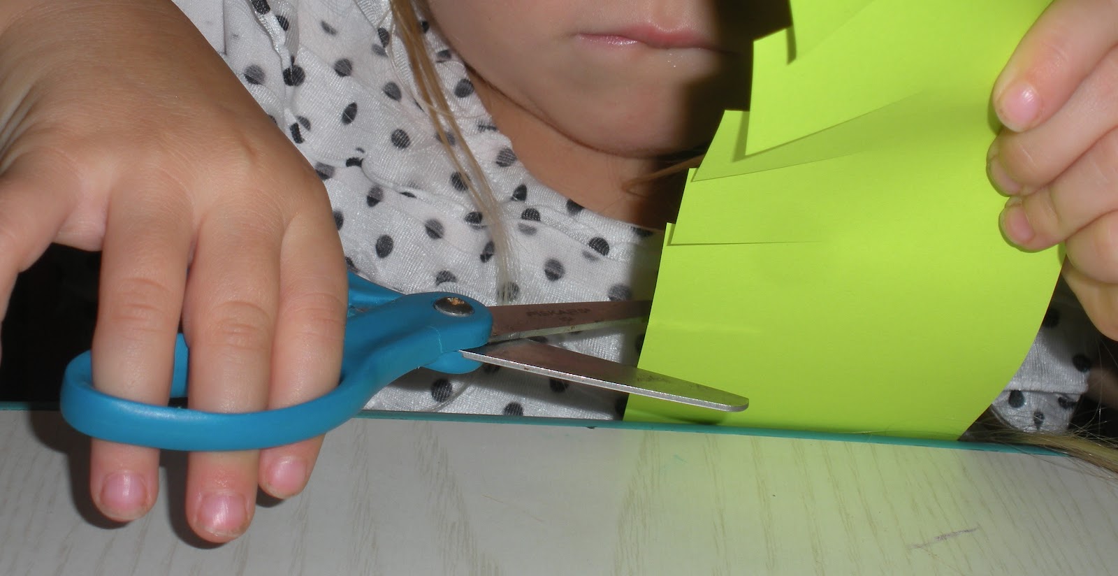 For the Children Preschool Cutting with Scissors