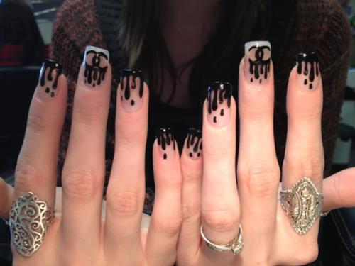 The Amusing Black and white nail designs 2015 Pics The Astonishing Black and white nail designs 2015 Pics