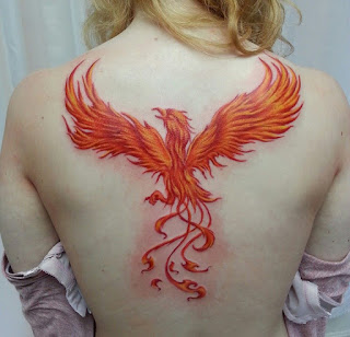 Phoenix Colored Tattoo Phoenix Colored Tattoo