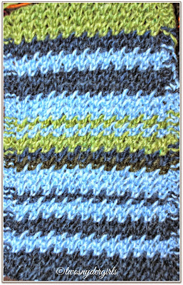 Knitting the temperature April 2015