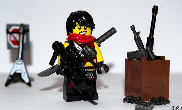 Lego Educational Resource: Lego Anime Minifigures: Huge Swords make all the  Difference