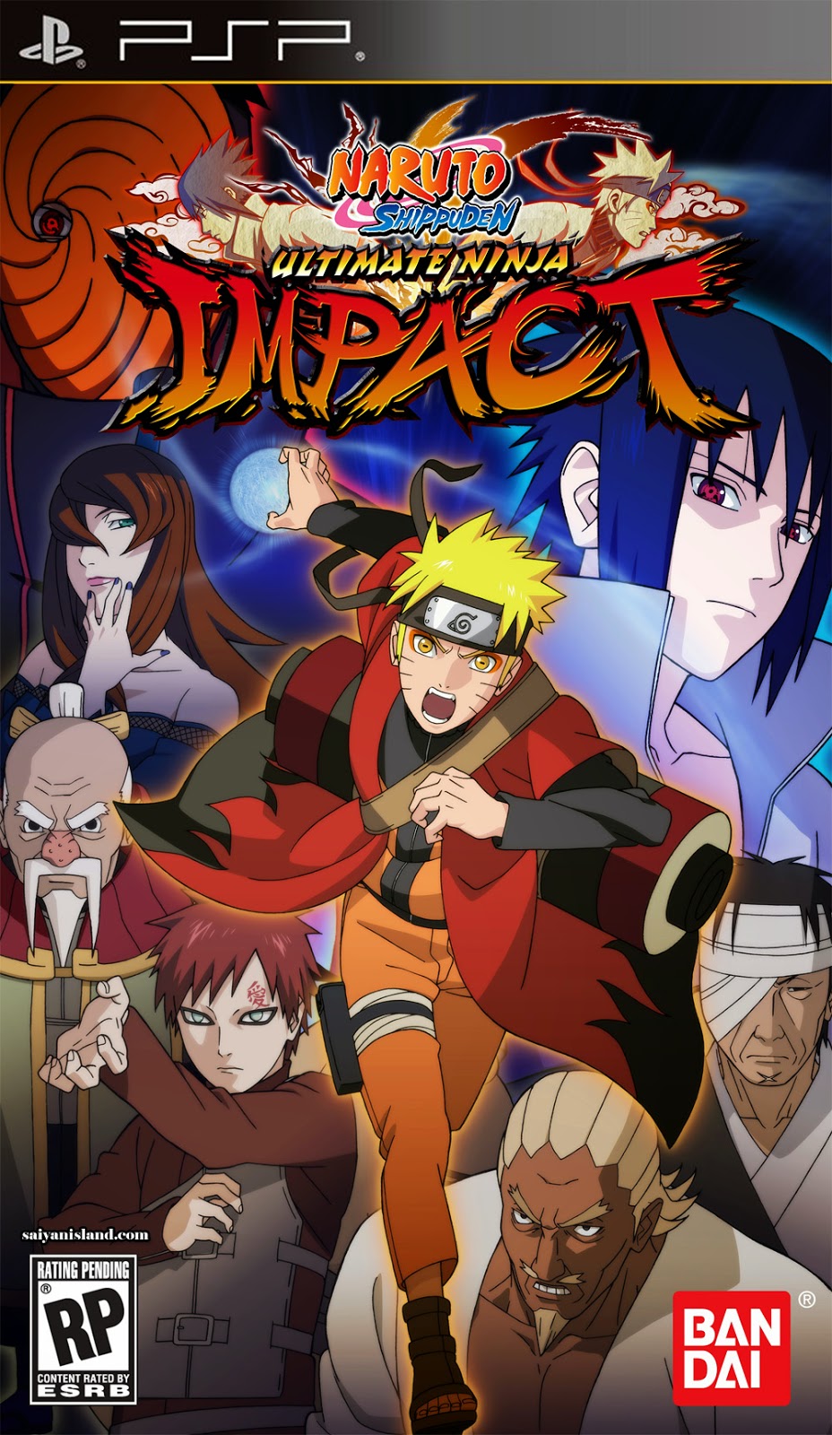 Juegos de PSP y PS2 Naruto Shippūden Ultimate Ninja Impact [Ligero]