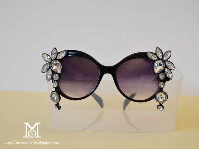 bejewelled sunglasses, sunglasses diy, diy, fashion diy, my diy, diva sunglasses, 