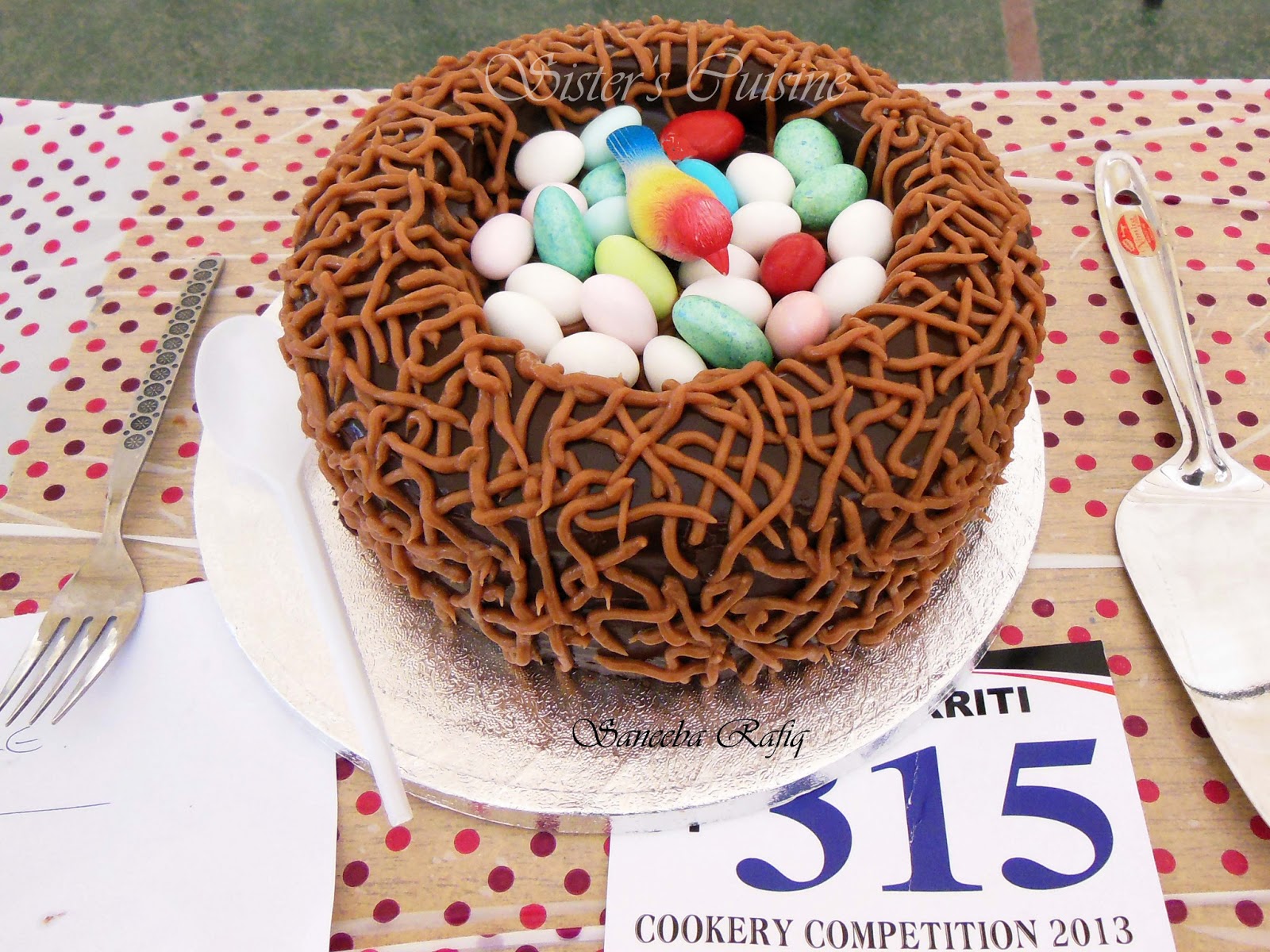 Sister's Cuisine BIRD NEST CAKE