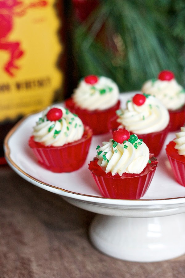 Fireball Jello Shot Cupcakes recipe