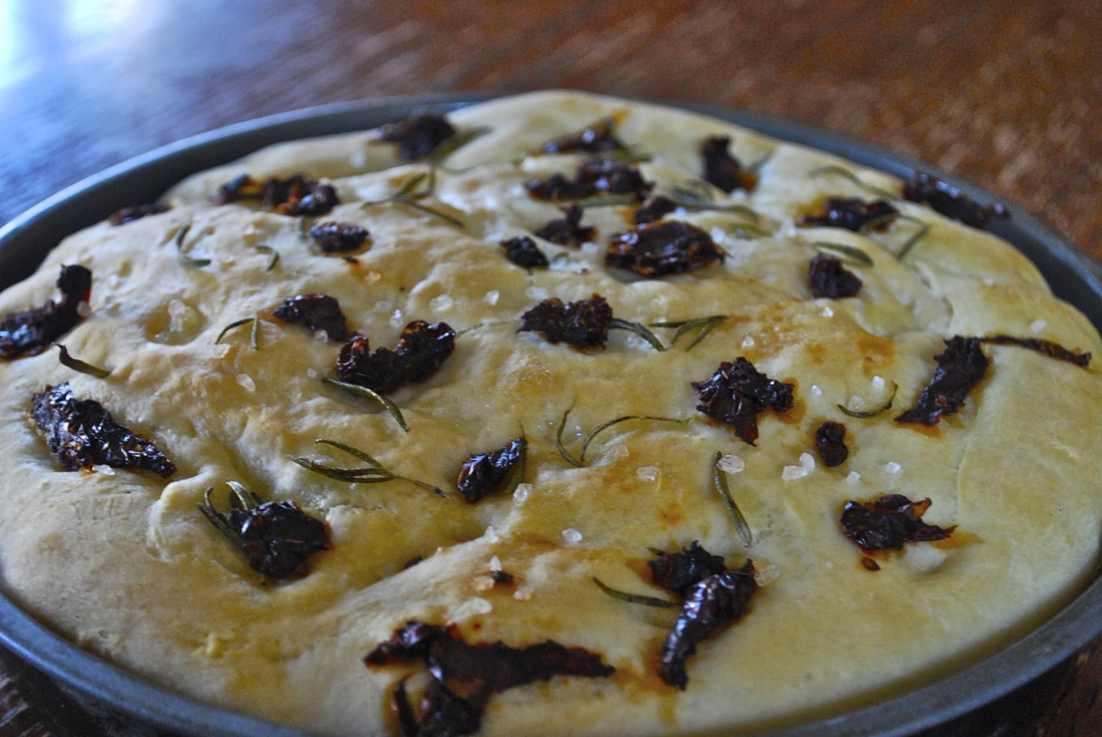 "Pointless" Meals Sun Dried Tomato Rosemary Focaccia Bread
