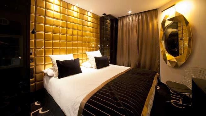 Dormitorios dorados - Ideas para decorar dormitorios