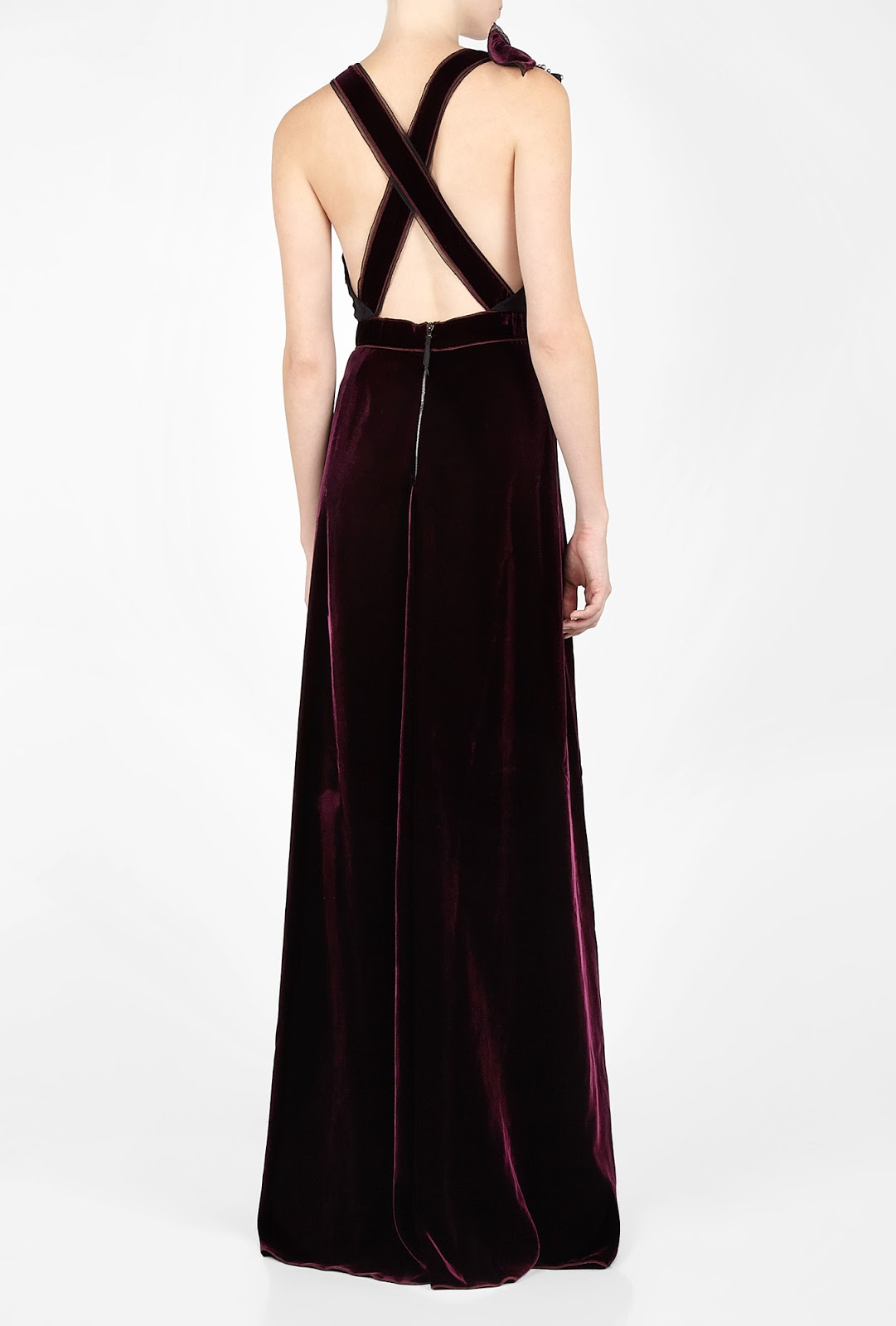 brainy mademoiselle velvet gown light purple maxi dress with sleeves