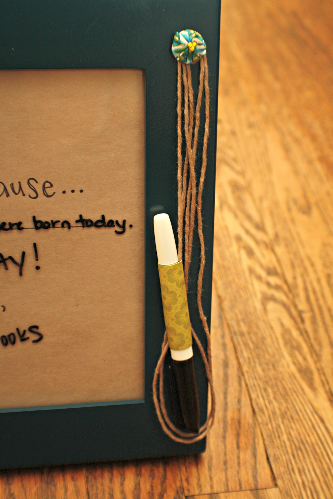 My Next 25 Years Picture Frame Message Board