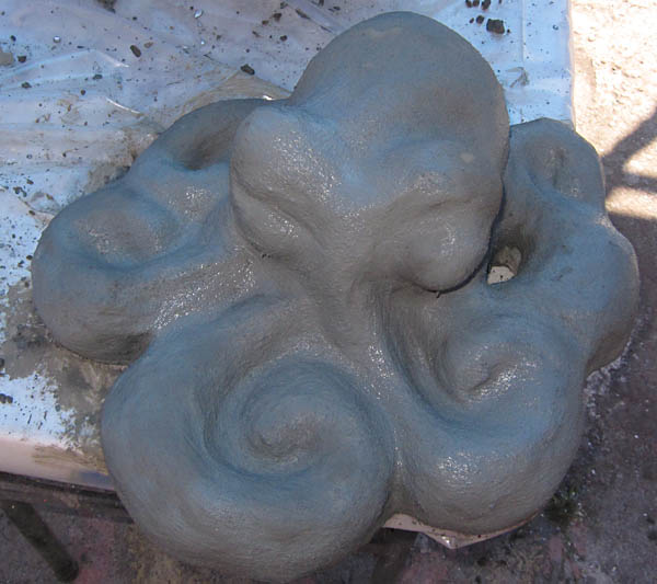 Melissa Cole Fun Fine Art Light Concrete Sculpture