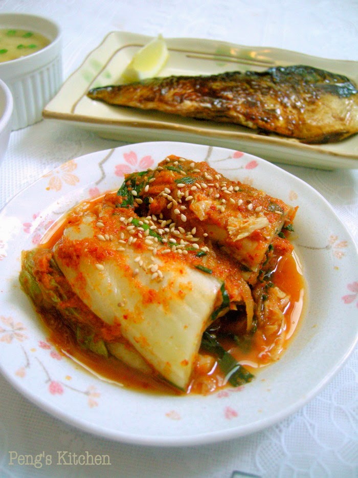 Peng's Kitchen Baechu Gimchi (Napa Cabbage Kimchi)
